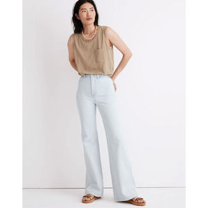 Madewell 11" High-Rise Flare Jeans Womens 27 Hanford Wash: Welt Pocket Edition